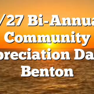 6/27 Bi-Annual Community Appreciation Day in Benton