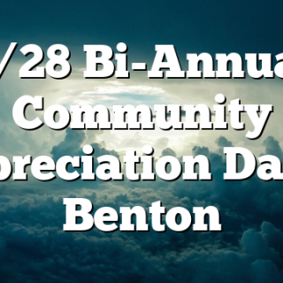 6/28 Bi-Annual Community Appreciation Day in Benton