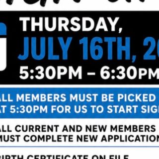 7/16 School Year Sign-ups at Boys & Girls Club