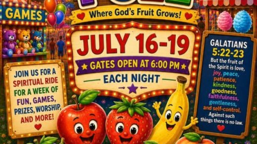 7/16-19 VBS 2026: Fruit Full at Ocoee Baptist
