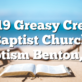 7/19 Greasy Creek Baptist Church Baptism Benton, TN