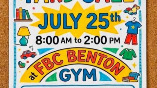 7/25 FBC Benton Youth Sale