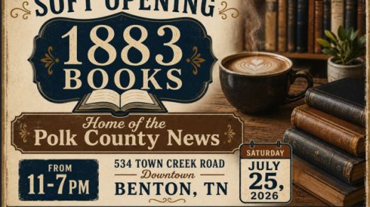 7/25 Soft Opening of 1883 Books Downtown Benton, TN
