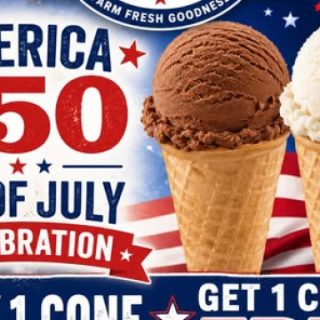 7/4 Ice Cream Special at WebbsTN Old Fort
