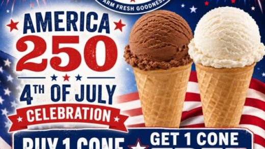 7/4 Ice Cream Special at WebbsTN Old Fort