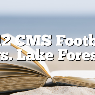 8/12 CMS Football vs. Lake Forest