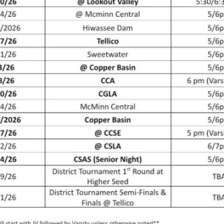 9/15 PCHS Volleyball Game v. Copper Basin
