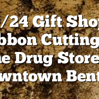 9/24 Gift Shop Ribbon Cutting at The Drug Store in Downtown Benton