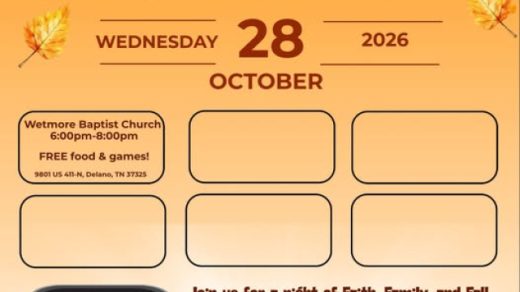 10/28 Community Trunk or Treat Delano, TN