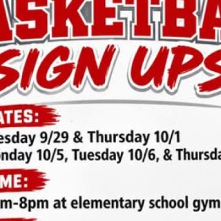 10/6 Copper Basin Rec League Basketball Sign-ups