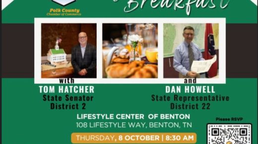 10/8 Legislative Breakfast with State Representative Dan Howell and State Senator Tom Hatcher