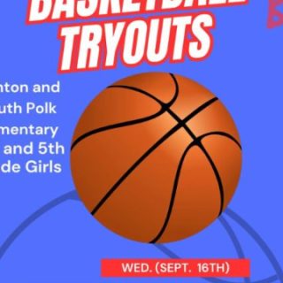 9/16 BES and SOUTH POLK Basketball Tryouts