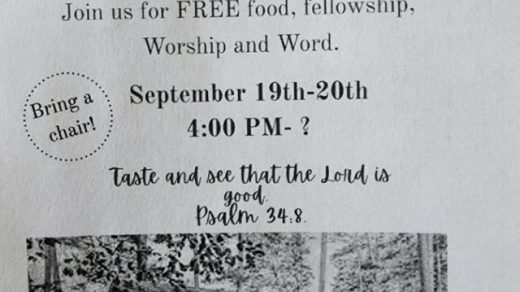 9/19 Gathering at the Roadside Table Event Turtletown, TN