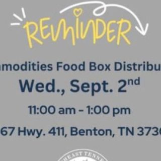 9/2 Commodities Food Distribution Benton, TN