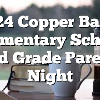 9/24 Copper Basin Elementary School 3rd Grade Parent Night