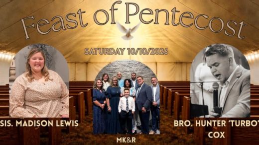 10/10 Mercy Tabernacle Feast of Tabernacle Benton TN