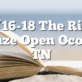 10/16-18 The River Maze Open Ocoee, TN