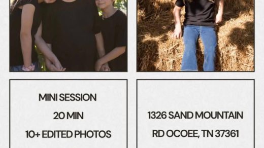10/17 Photo Fall Mini Sessions at Cookson Creek Farm Ocoee, TN