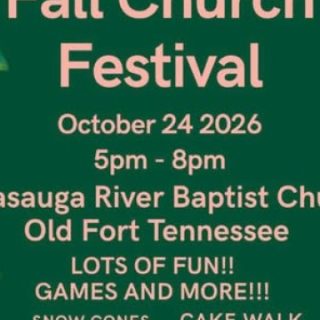 10/24 Conasauga River Baptist Church Fall Fest