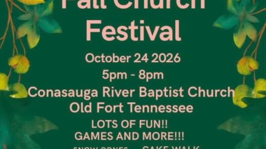 10/24 Conasauga River Baptist Church Fall Fest