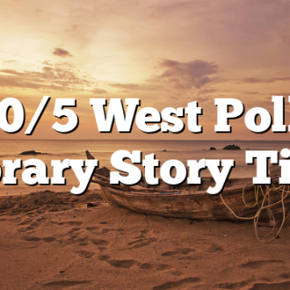 10/5 West Polk Library Story Time